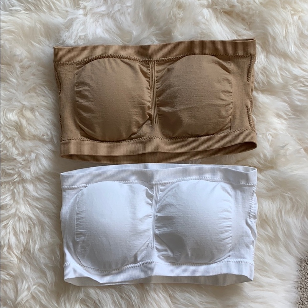 Set of two BRAND NEW size SMALL strapless bras
